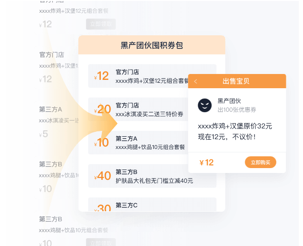 囤促销券作弊